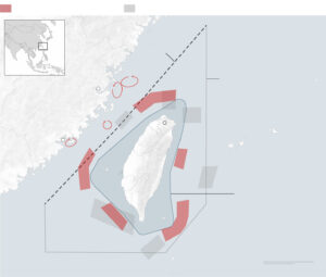 China Military Drills Encircling Taiwan